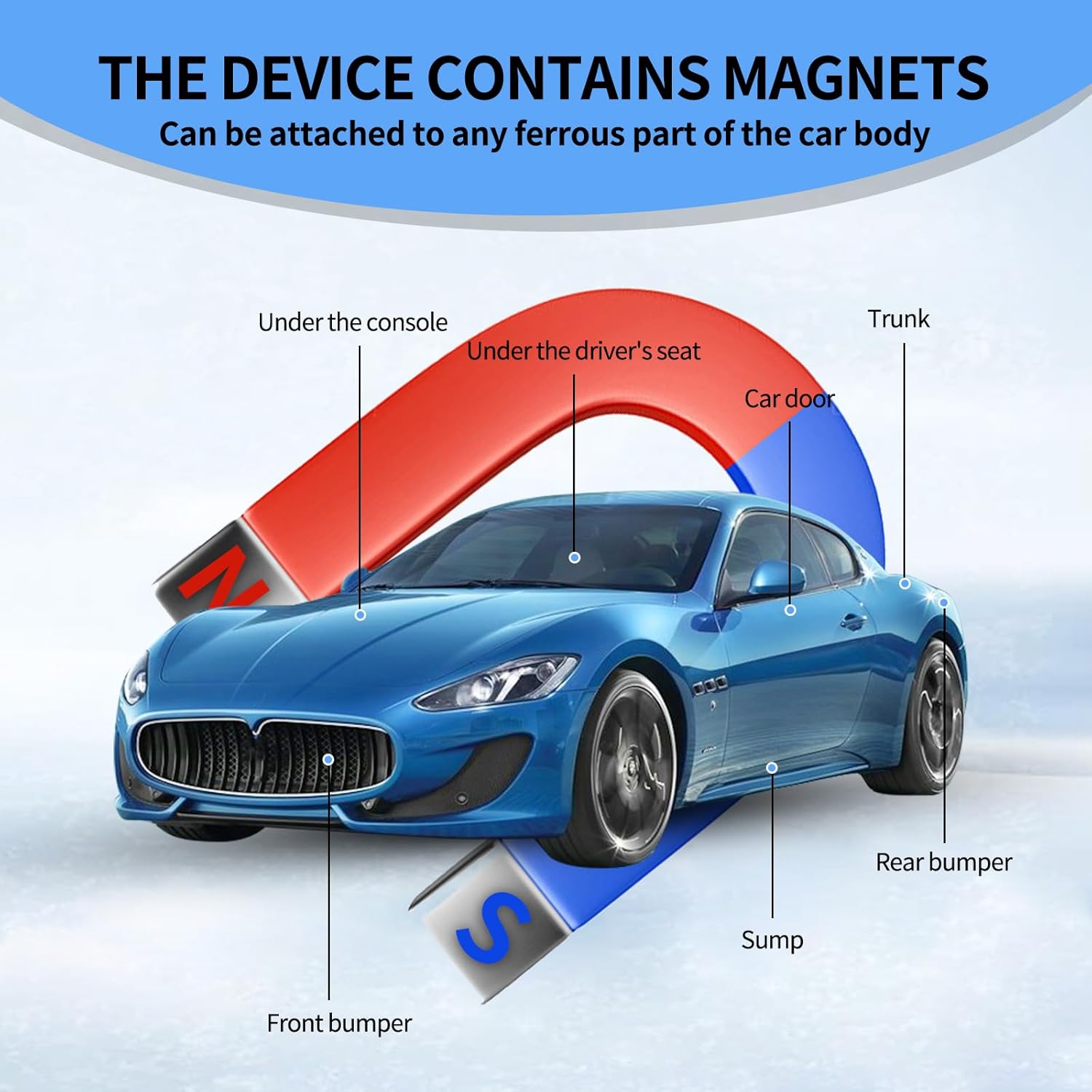 【2025 NEW】Mini GPS Tracker for Vehicles No Monthly Fee - Portable Real Time Magnetic GPS Tracking Device for Car, Full Global Coverage Location Tracker for Kids/Trucks/Person,No Subscription Required - Image 5