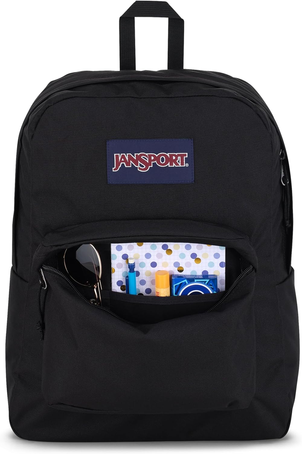 JanSport SuperBreak One Backpacks - Durable, Lightweight Bookbag with 1 Main Compartment, Front Utility Pocket with Built-in Organizer - Premium Backpack, Black - Image 10